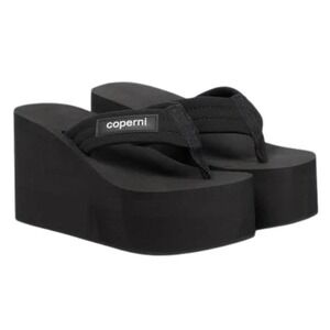 Coperni Divisive Wedge Sandal Size 39 Flip Flop Logo Platform Designer Y2K
